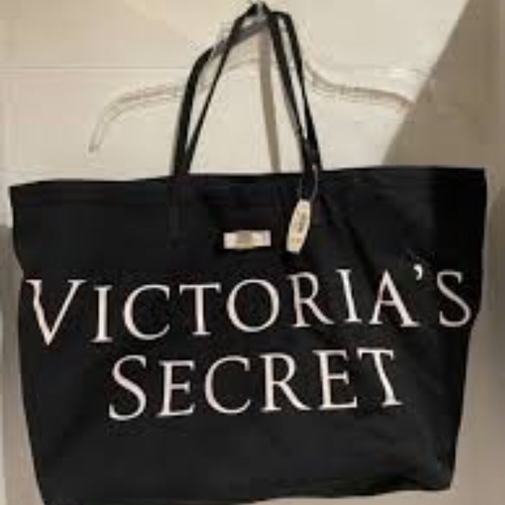 NWT Victoria's Secret Logo CanvasTote